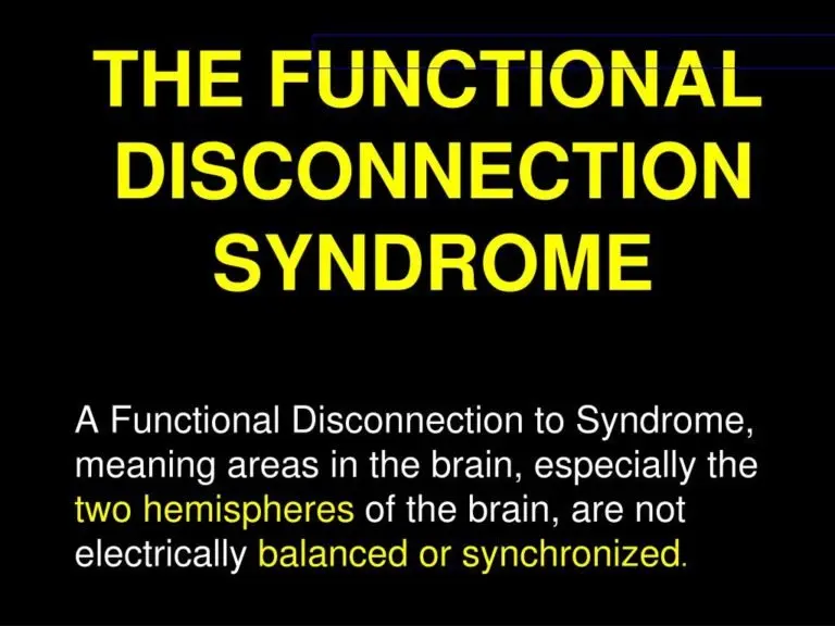disconnection syndrome