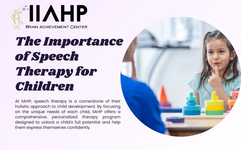 Speech Therapy for Children