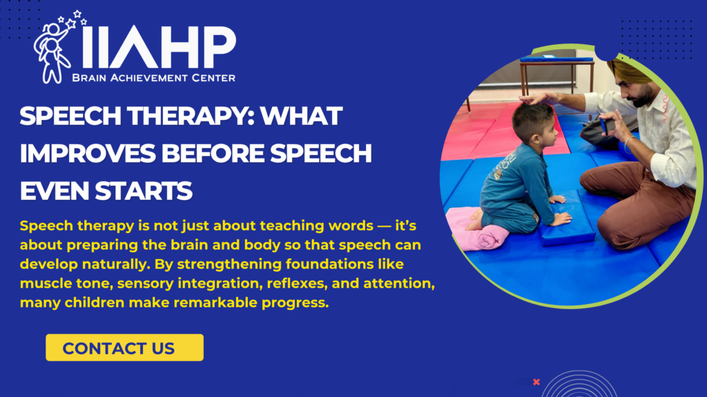 Speech Therapy What Improves